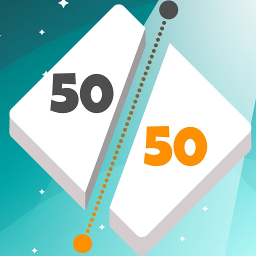 50 50: Addictive Shape Cutting Icon