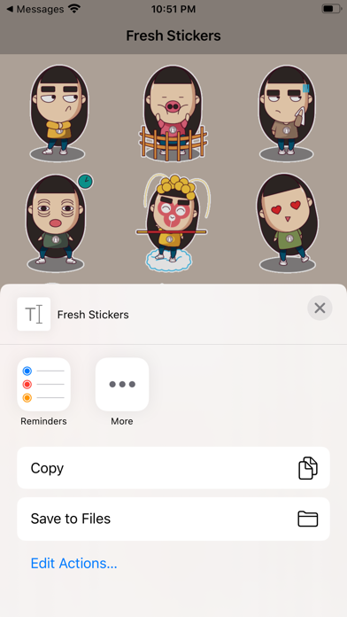 Fresh Stickers screenshot 4