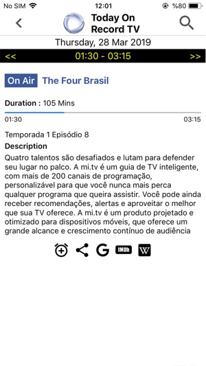 Brazil TV Schedule & Guide(圖4)-速報App