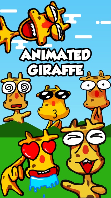 Animated Giraffe Sticker App