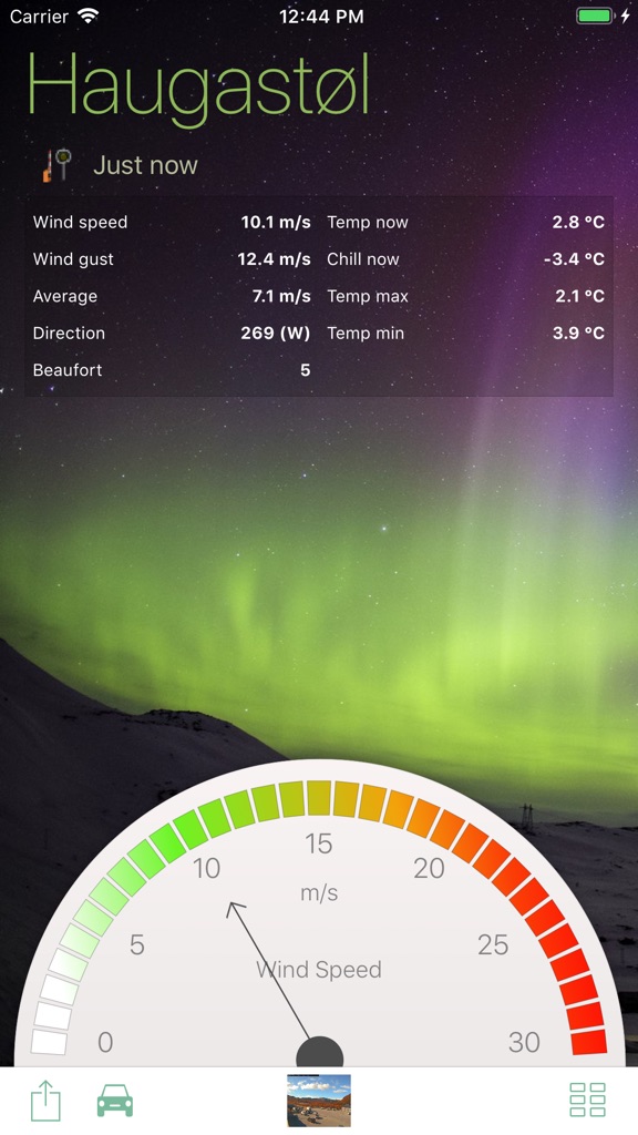 【图】Haugastøl Wind Meter(截图2) 【图】Haugastøl Wind Meter(截图2)