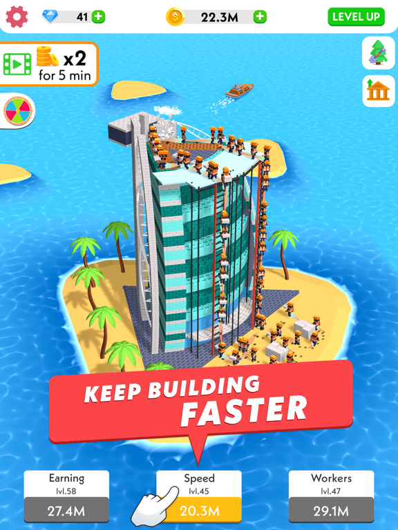 Idle Construction 3D для iPad