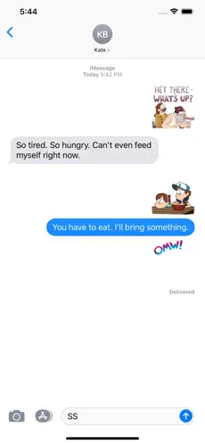 Captura 3 Disney Stickers: Gravity Falls iphone