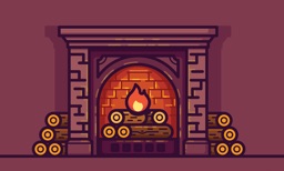 Interactive 3D Fireplace