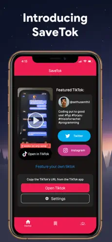 Captura 1 SaveTok iphone