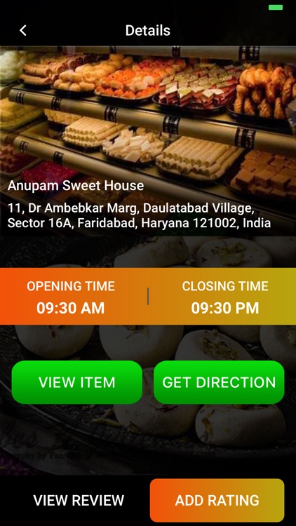 Faridabad Sweets Customer screenshot-5