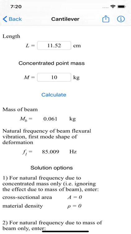 Natural Frequency of Vibration screenshot-5