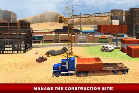 Construction Crane Digger Game screenshot 3