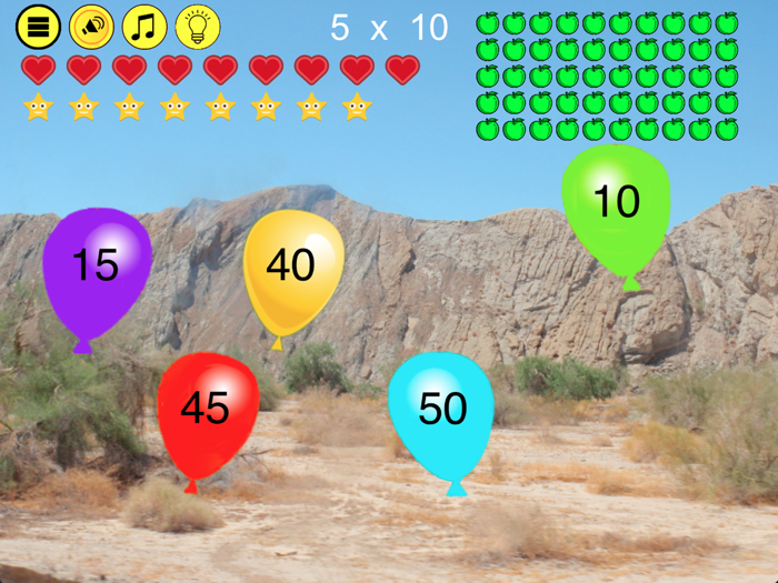 Times Tables Balloon Pop