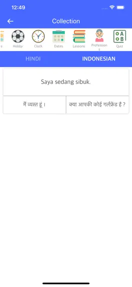 Game screenshot Hindi Indonesian Dictionary hack