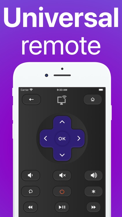 Universal remote for Roku tv