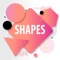 Smart shapes matching game for children and youngsters