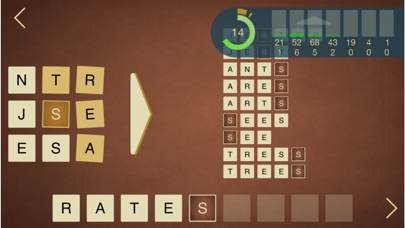 How to cancel & delete 9 Letters - Scrabble & Boggle from iphone & ipad 1