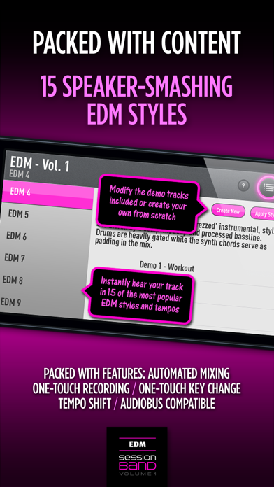 How to cancel & delete SessionBand EDM 1 from iphone & ipad 4