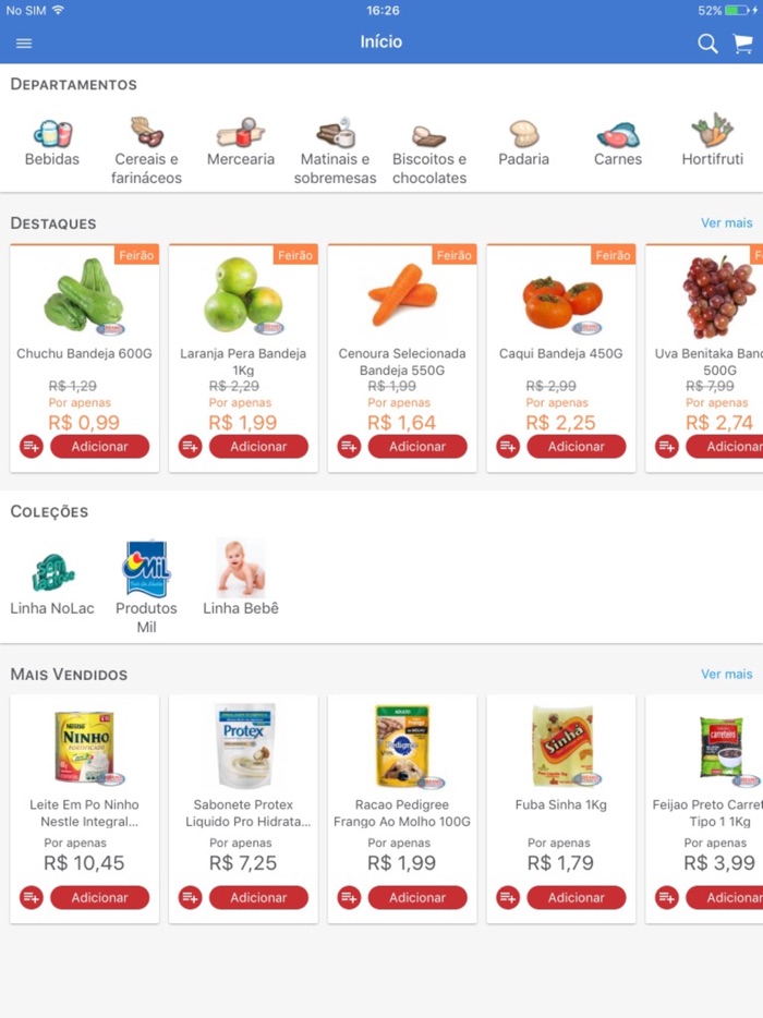 Bramil em Casa - Supermercado