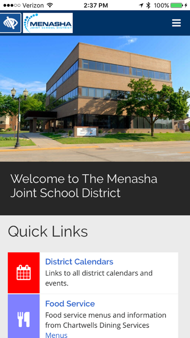 How to cancel & delete Menasha Joint School District from iphone & ipad 1