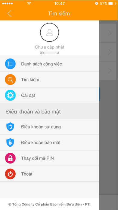 How to cancel & delete MyPTI - Bảo hiểm bưu điện from iphone & ipad 1