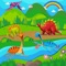 Dinosaur puzzle is a very good early childhood puzzle game