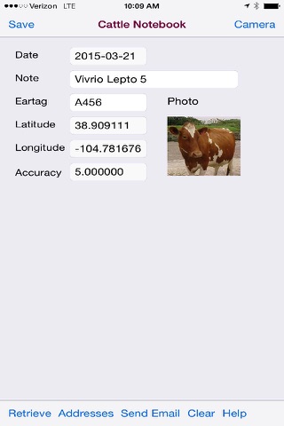 Cattle Notebook for iPhone screenshot 4