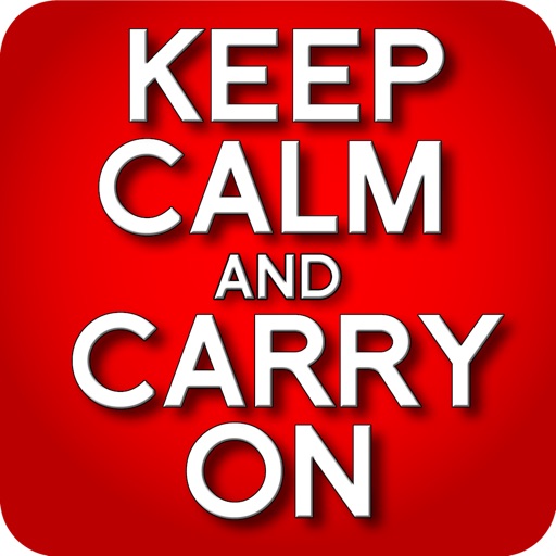 Keep Calm & Carry On:Original iOS App