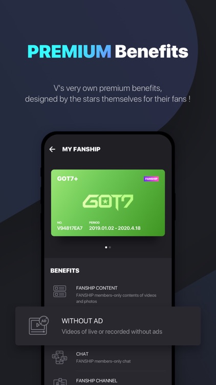 V LIVE - Global Star Live app screenshot-3