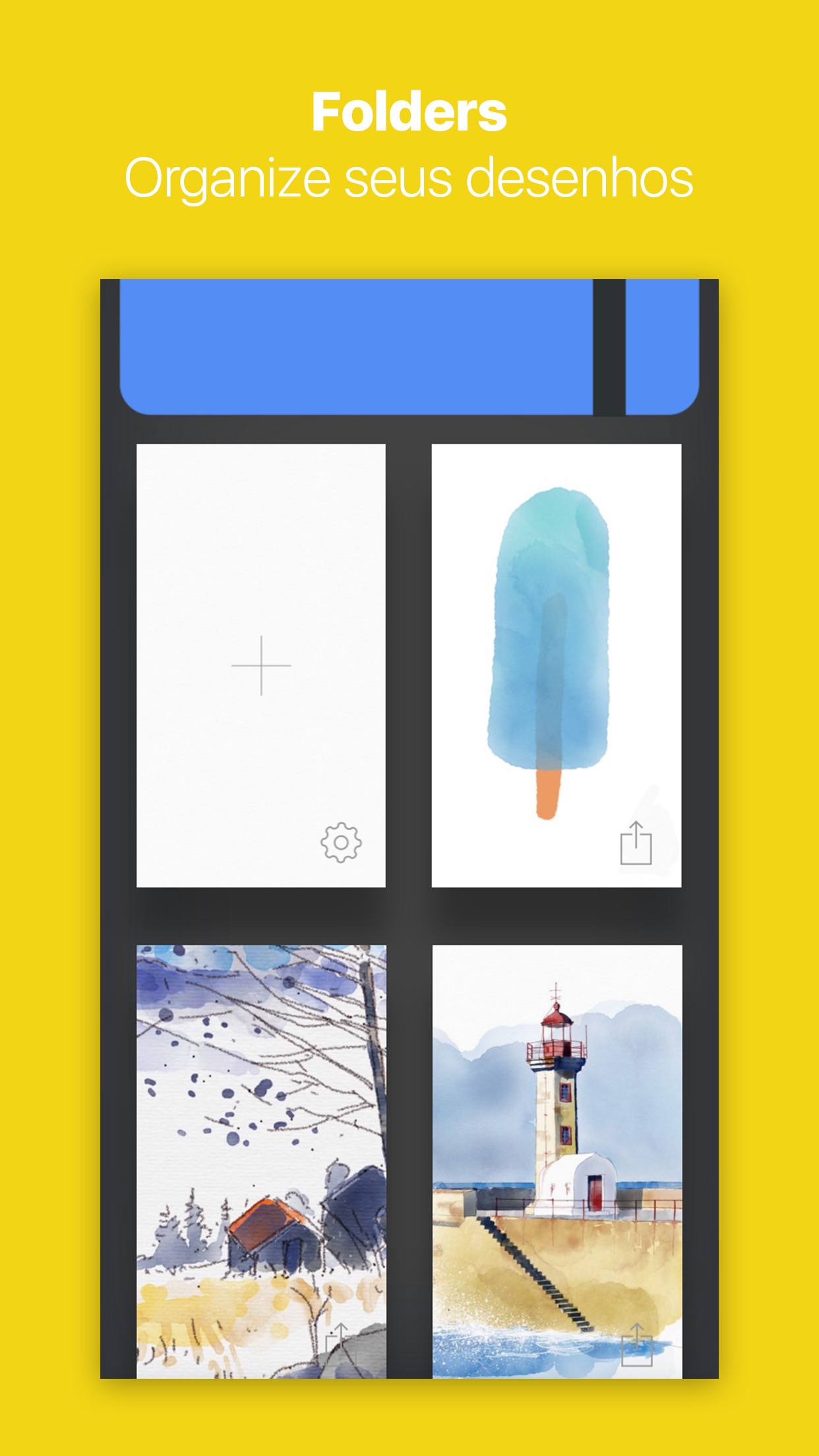 Screenshot do app Tayasui Sketches Pro
