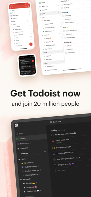 ‎Todoist: To-Do List & Tasks Screenshot