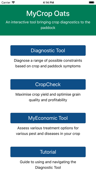 How to cancel & delete MyCrop Oats from iphone & ipad 1