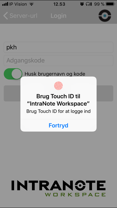 How to cancel & delete IntraNote WorkSpace from iphone & ipad 3