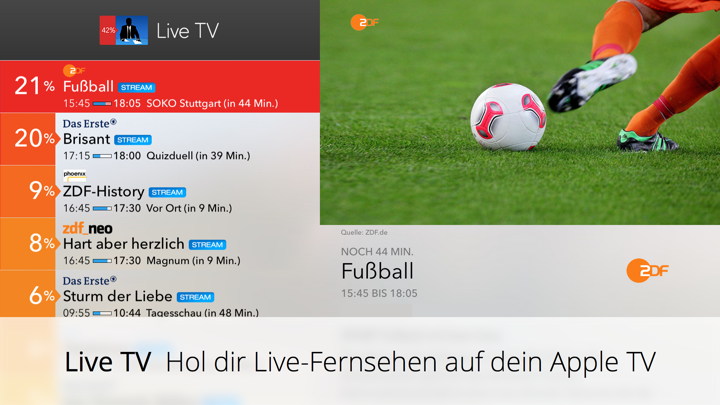 Live TV – Fernsehen IP TV
