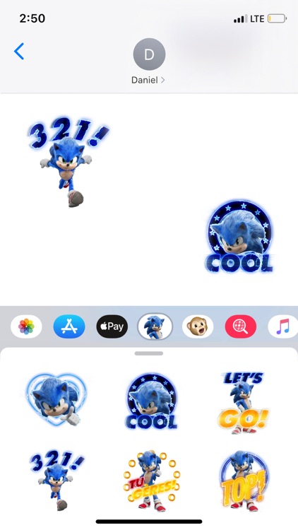 Sonic Le Film - Stickers