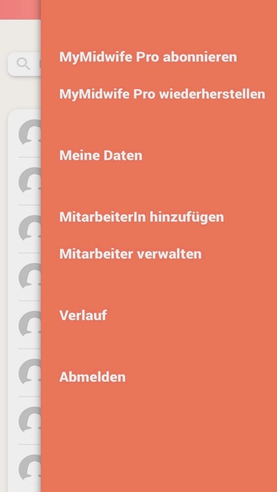 MyMidwife: Dokumentation screenshot 2