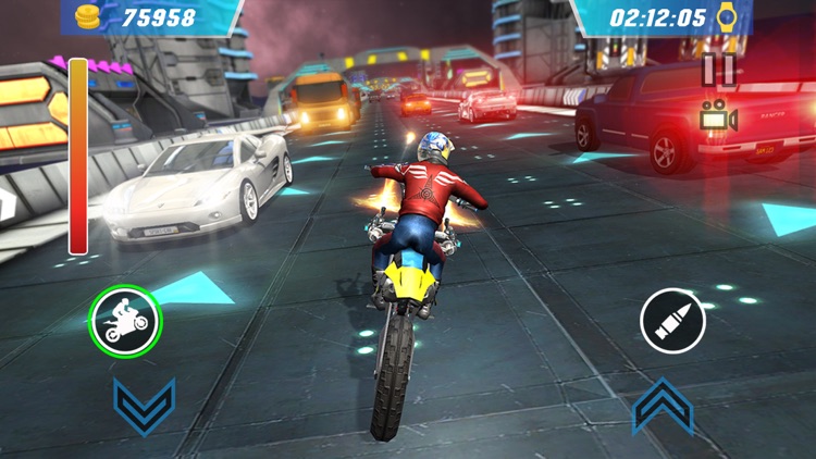 Shooting Bike Racing Simulator screenshot-6