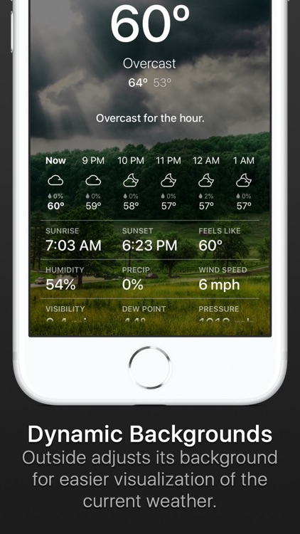 Outside - weather at a glance screenshot-3