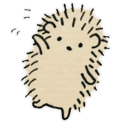 Cute Hedgehog Sticker Pack