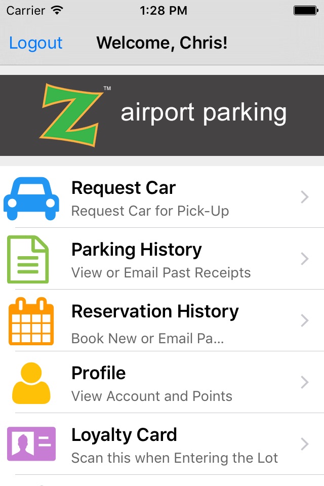 Z Airport Parking screenshot 2