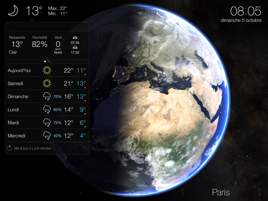 Living Earth - Clock & Weather Living Earth - Clock & Weather