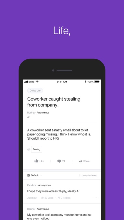 Blind - Workplace Community