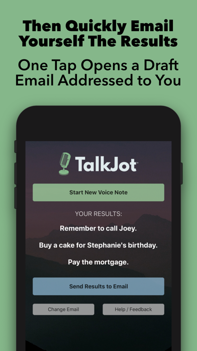 TalkJot – Voice-to-Email Notes screenshot 3