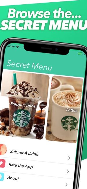 Secret Menu for Starbucks VIP(圖1)-速報App