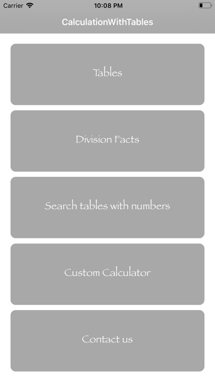 CalculationsWithTables