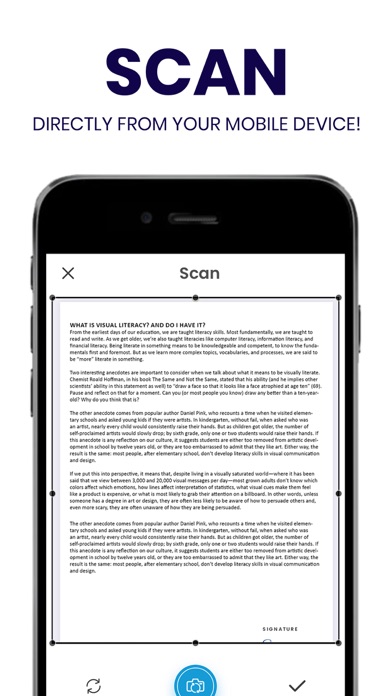 PDF Scanner App free of ads Screenshots