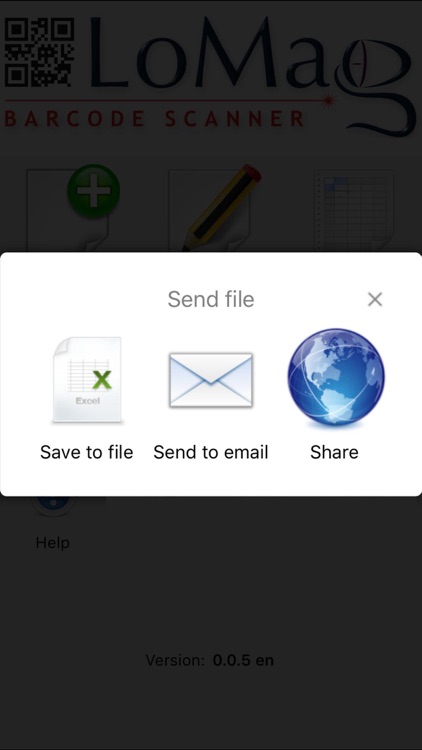 LoMag Barcode Scanner - Excel