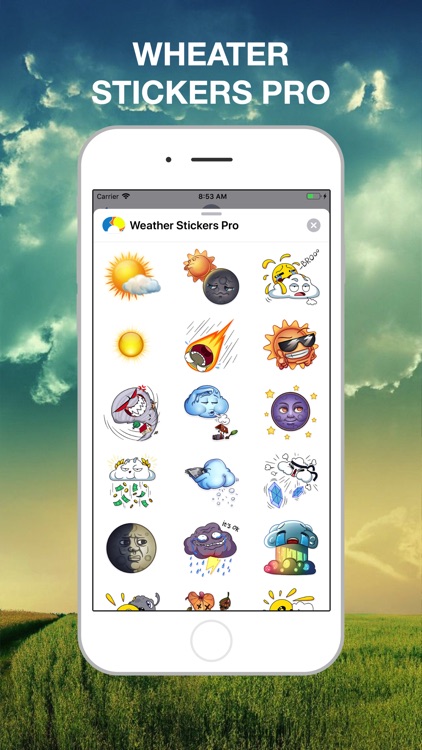 Weather Stickers Pro screenshot-3