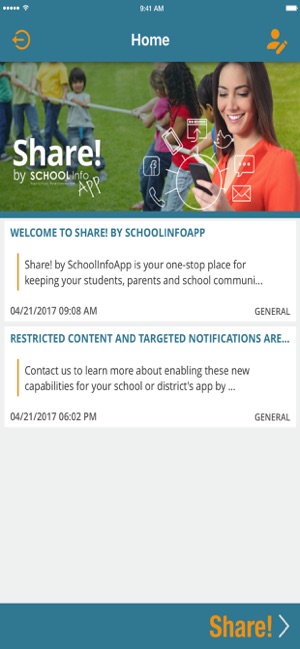 Share! by SchoolInfoApp