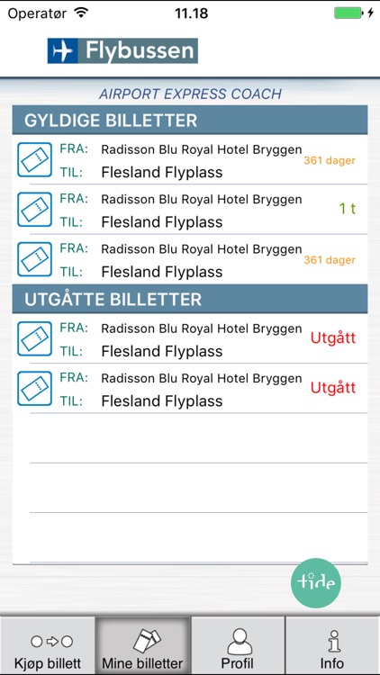 Flybussen Bergen billett