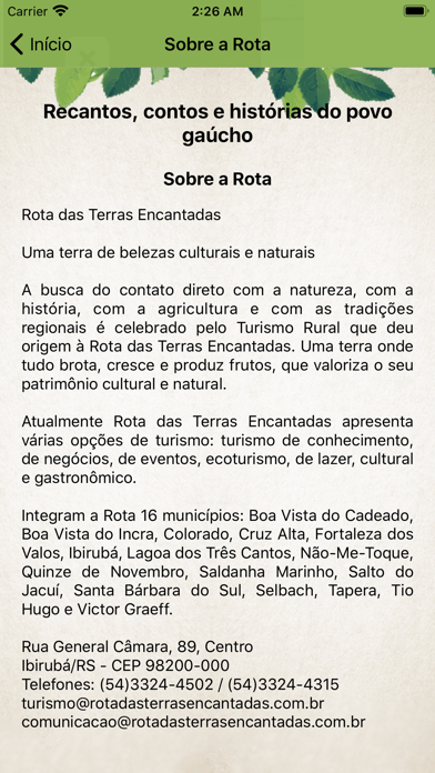 How to cancel & delete Rota das Terras Encantadas from iphone & ipad 3