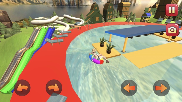 WaterPark Adventure Stunt Ride screenshot-9