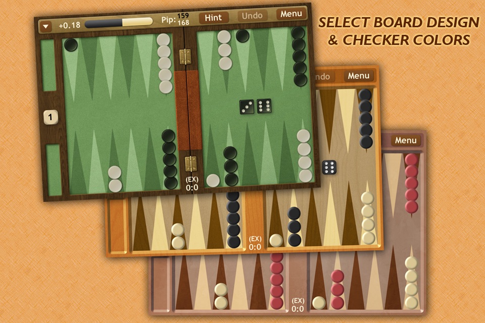 Backgammon NJ HD screenshot 2