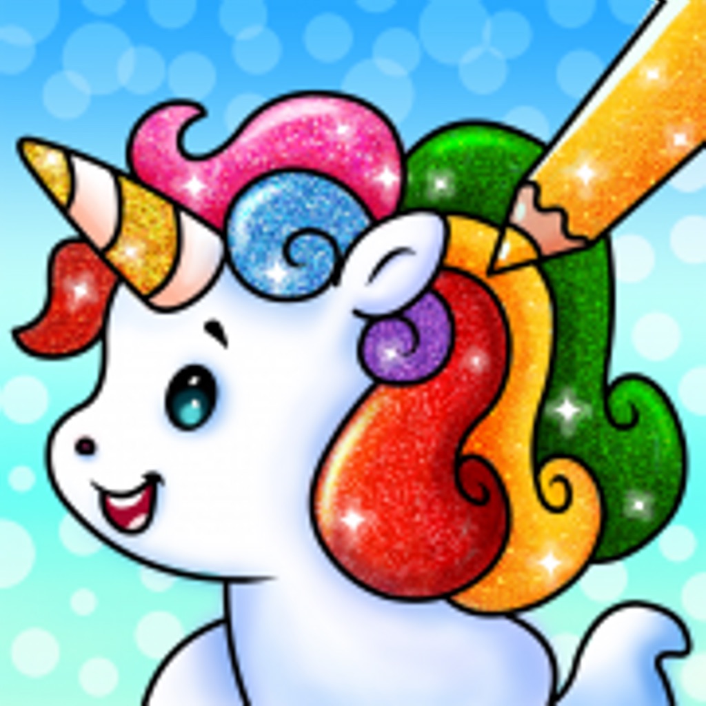 unicorn coloring book games
